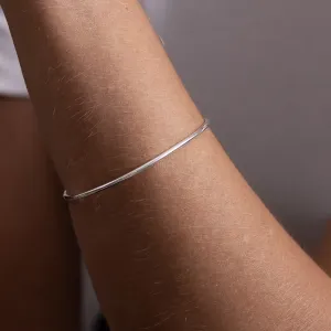 BRACELETE TRADICIONAL BANHO PRATA