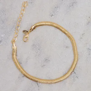 PULSEIRA FIO ALEMÃO P BANHO OURO 18K