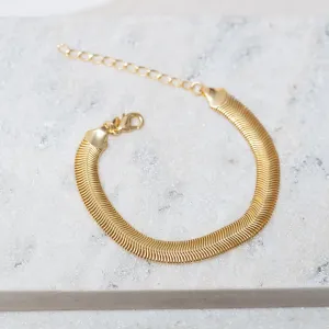 PULSEIRA FIO ALEMÃO GG BANHO OURO 18K