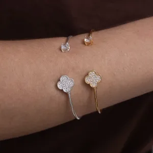 BRACELETE VIRGÍNIA COM ZIRCÔNIAS BANHO PRATA