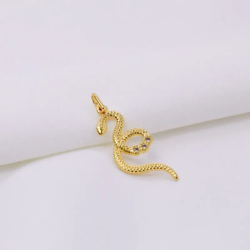 PINGENTE COBRA BANHO OURO 18K