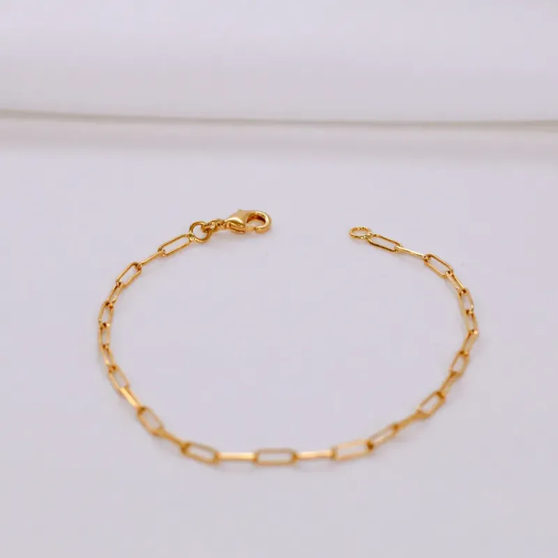 PULSEIRA ELO CARTIER BANHO OURO 18K